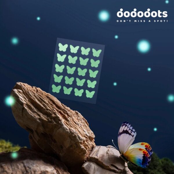 DODODOTS PATCH GLOW BUTTERFLIES 20 UND